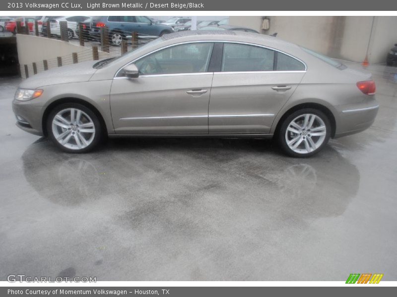 Light Brown Metallic / Desert Beige/Black 2013 Volkswagen CC Lux