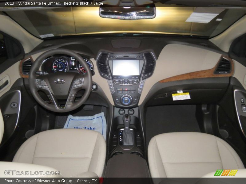 Becketts Black / Beige 2013 Hyundai Santa Fe Limited