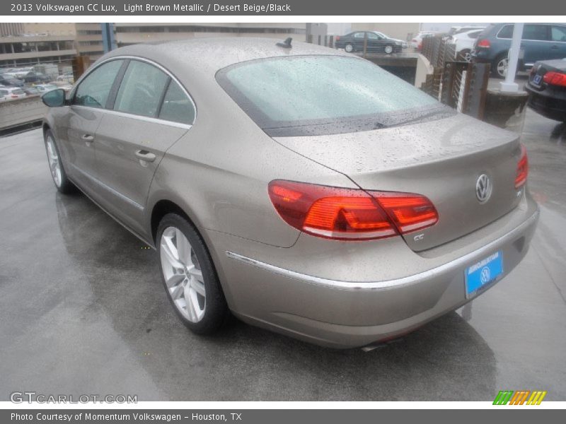 Light Brown Metallic / Desert Beige/Black 2013 Volkswagen CC Lux