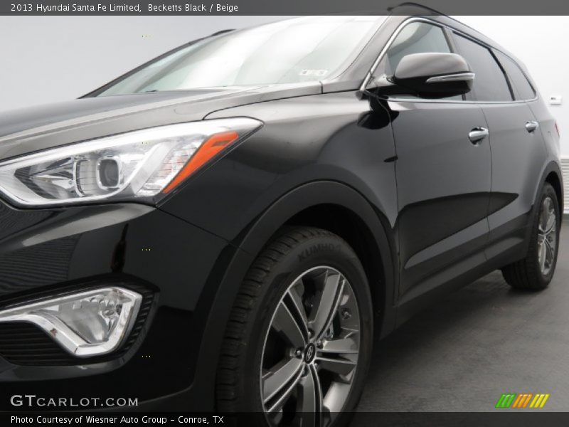 Becketts Black / Beige 2013 Hyundai Santa Fe Limited