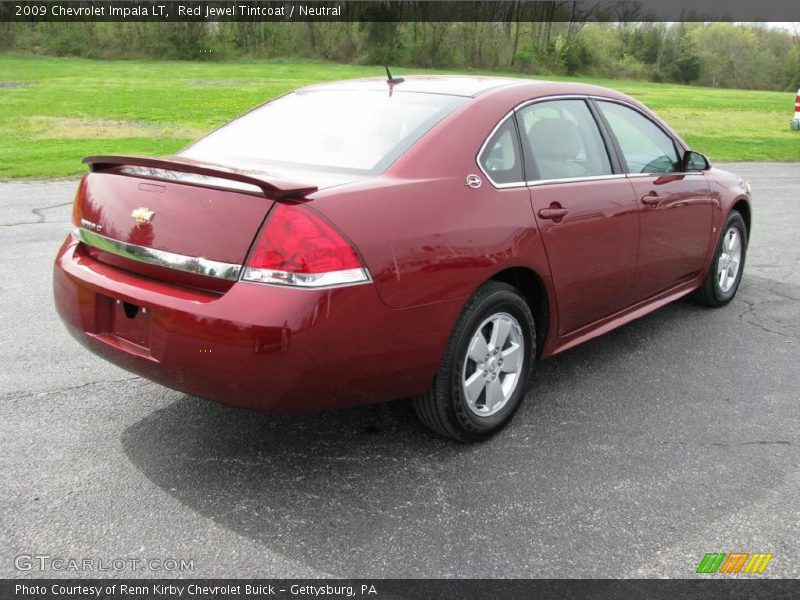 Red Jewel Tintcoat / Neutral 2009 Chevrolet Impala LT