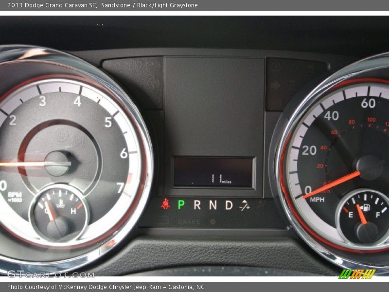Sandstone / Black/Light Graystone 2013 Dodge Grand Caravan SE