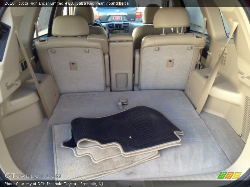 Salsa Red Pearl / Sand Beige 2010 Toyota Highlander Limited 4WD