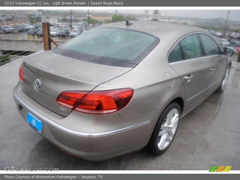 Light Brown Metallic / Desert Beige/Black 2013 Volkswagen CC Lux