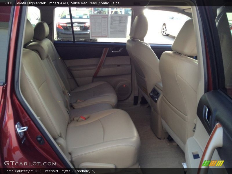 Salsa Red Pearl / Sand Beige 2010 Toyota Highlander Limited 4WD