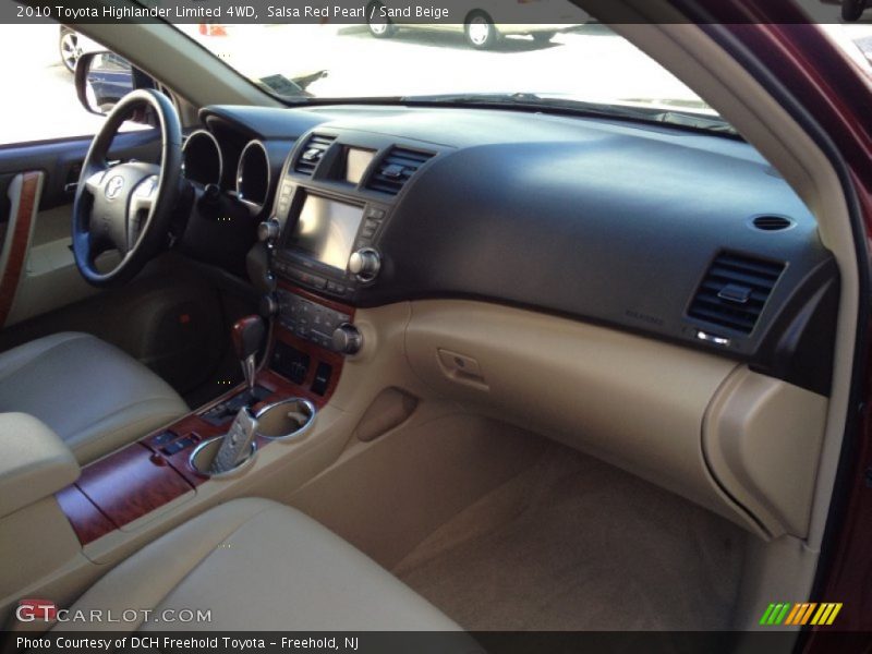 Salsa Red Pearl / Sand Beige 2010 Toyota Highlander Limited 4WD