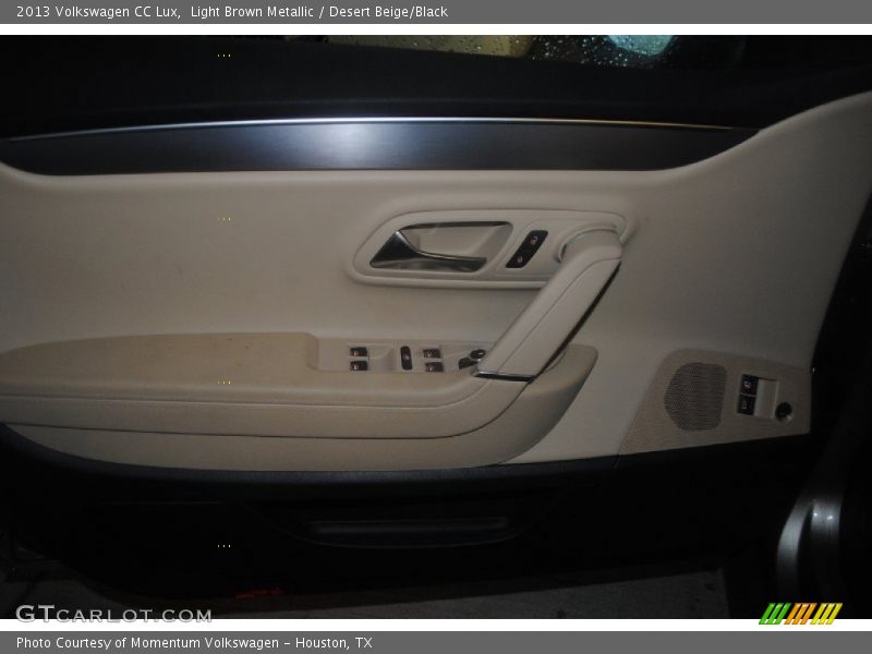 Light Brown Metallic / Desert Beige/Black 2013 Volkswagen CC Lux