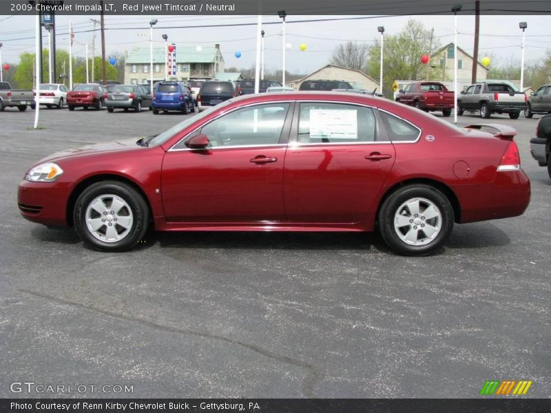 Red Jewel Tintcoat / Neutral 2009 Chevrolet Impala LT