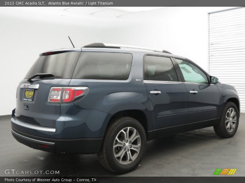 Atlantis Blue Metallic / Light Titanium 2013 GMC Acadia SLT