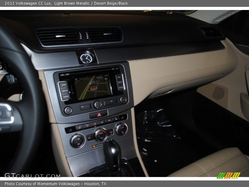 Light Brown Metallic / Desert Beige/Black 2013 Volkswagen CC Lux
