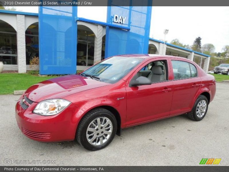 Victory Red / Gray 2010 Chevrolet Cobalt LS Sedan