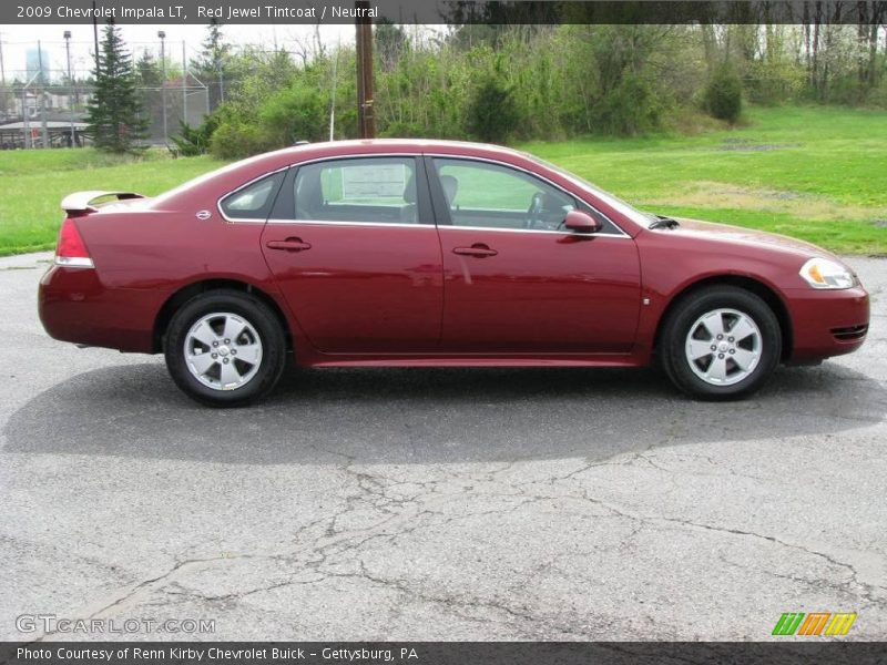 Red Jewel Tintcoat / Neutral 2009 Chevrolet Impala LT