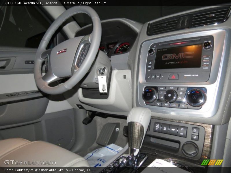 Atlantis Blue Metallic / Light Titanium 2013 GMC Acadia SLT