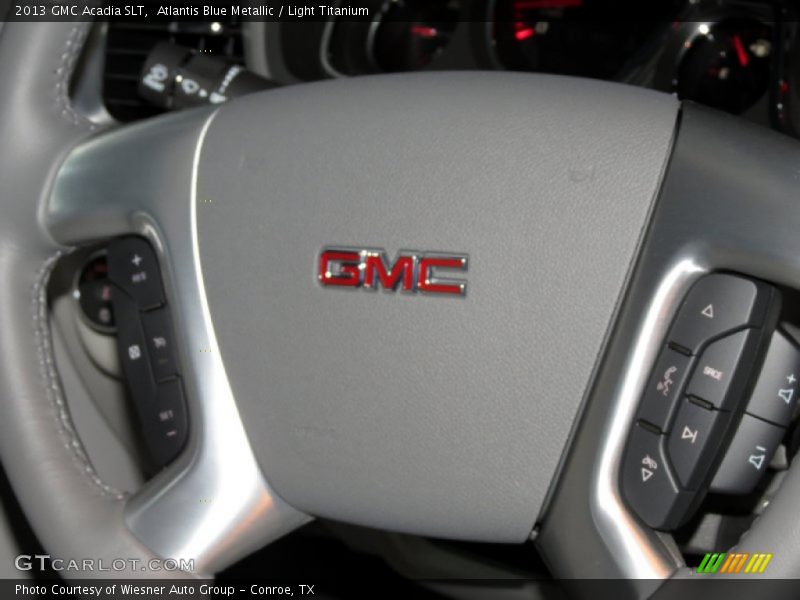 Atlantis Blue Metallic / Light Titanium 2013 GMC Acadia SLT