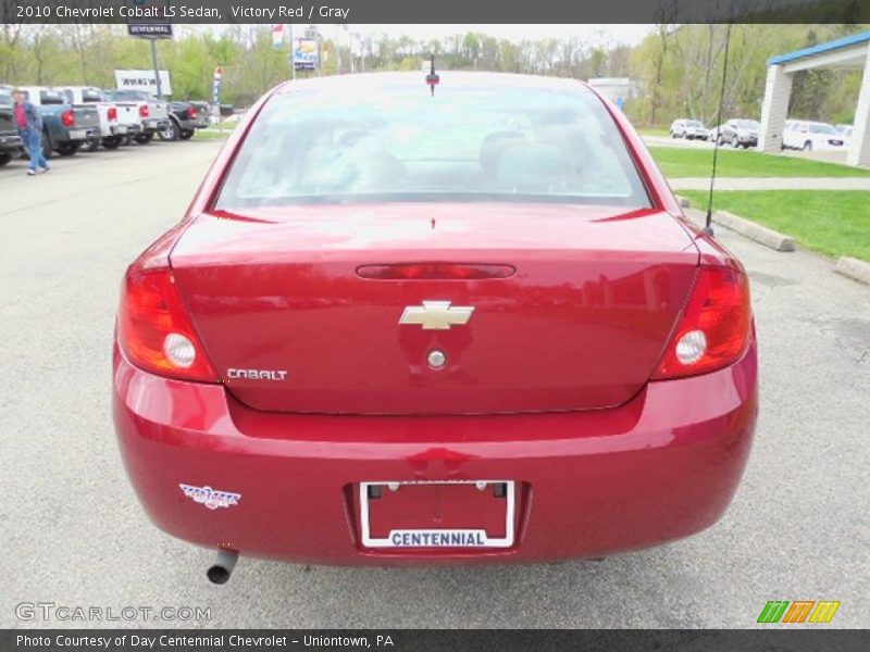 Victory Red / Gray 2010 Chevrolet Cobalt LS Sedan