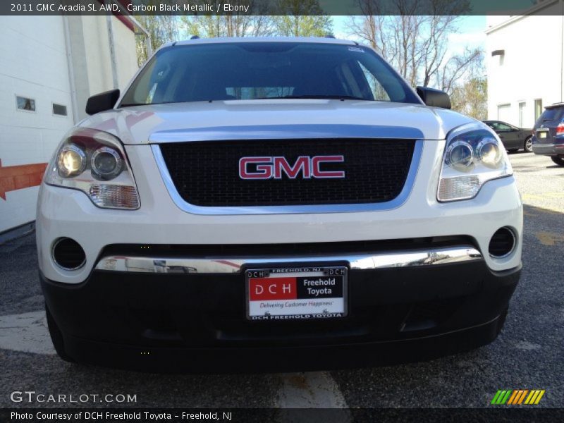 Carbon Black Metallic / Ebony 2011 GMC Acadia SL AWD