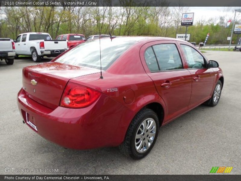 Victory Red / Gray 2010 Chevrolet Cobalt LS Sedan
