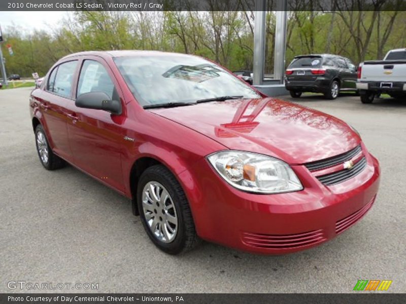 Victory Red / Gray 2010 Chevrolet Cobalt LS Sedan