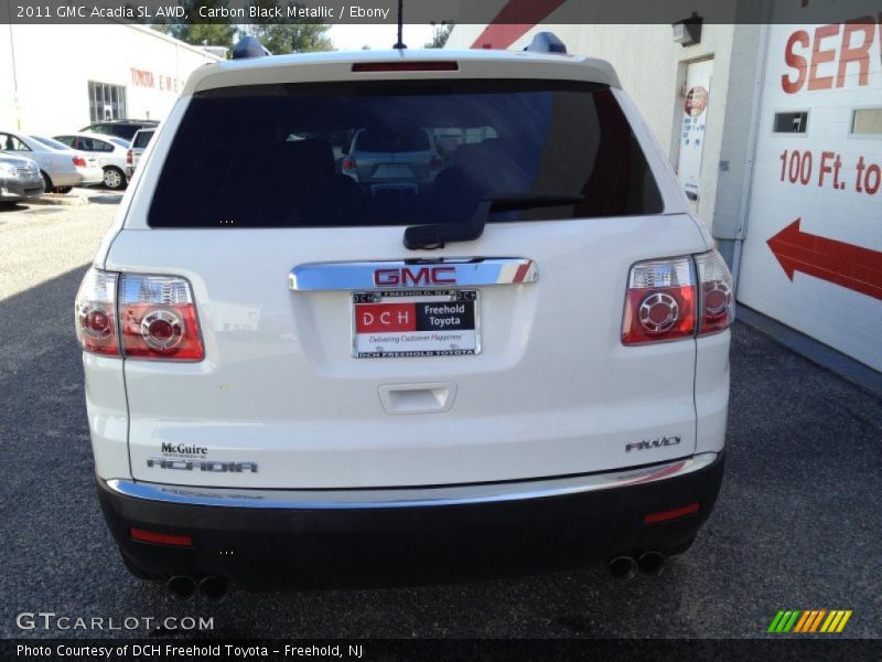Carbon Black Metallic / Ebony 2011 GMC Acadia SL AWD