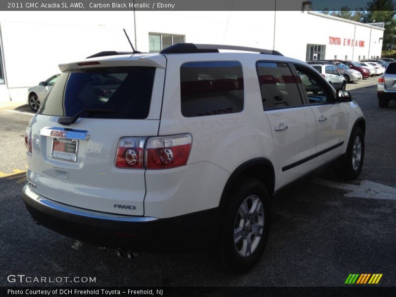 Carbon Black Metallic / Ebony 2011 GMC Acadia SL AWD