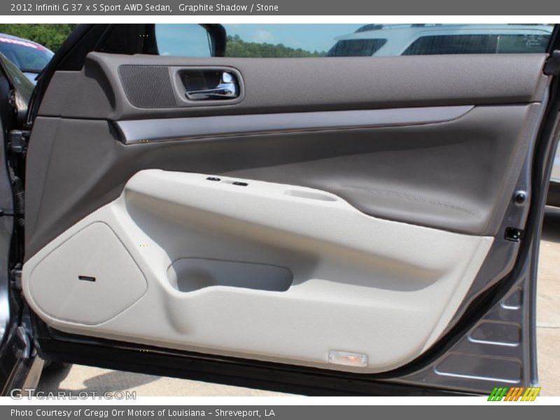 Graphite Shadow / Stone 2012 Infiniti G 37 x S Sport AWD Sedan