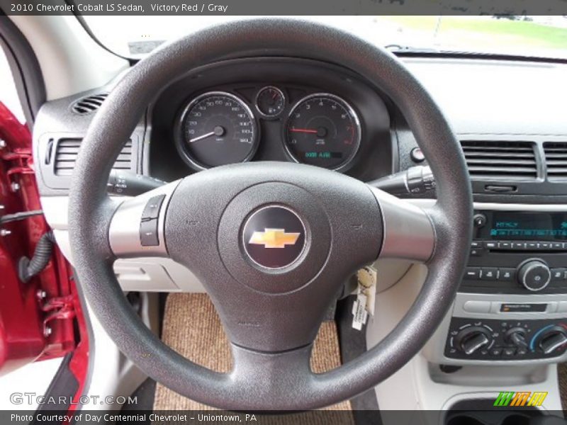 Victory Red / Gray 2010 Chevrolet Cobalt LS Sedan