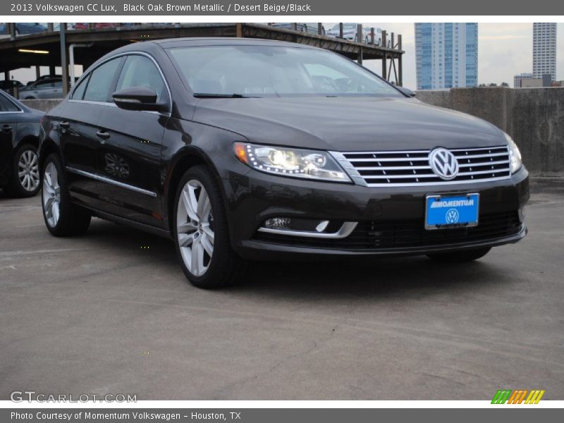 Black Oak Brown Metallic / Desert Beige/Black 2013 Volkswagen CC Lux
