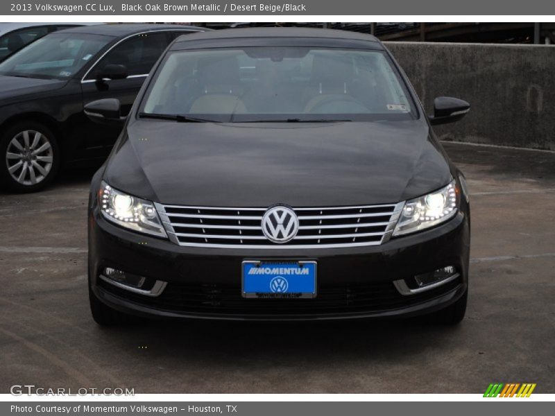 Black Oak Brown Metallic / Desert Beige/Black 2013 Volkswagen CC Lux