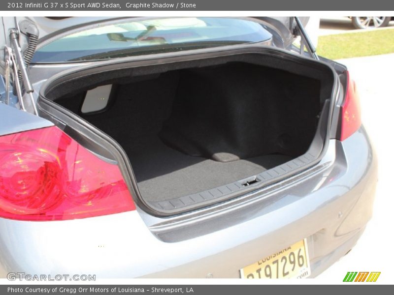 Graphite Shadow / Stone 2012 Infiniti G 37 x S Sport AWD Sedan