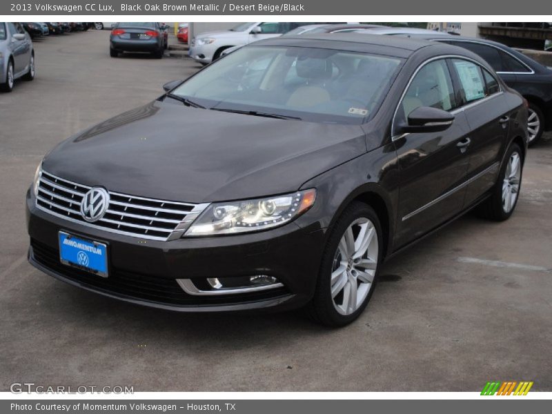 Black Oak Brown Metallic / Desert Beige/Black 2013 Volkswagen CC Lux