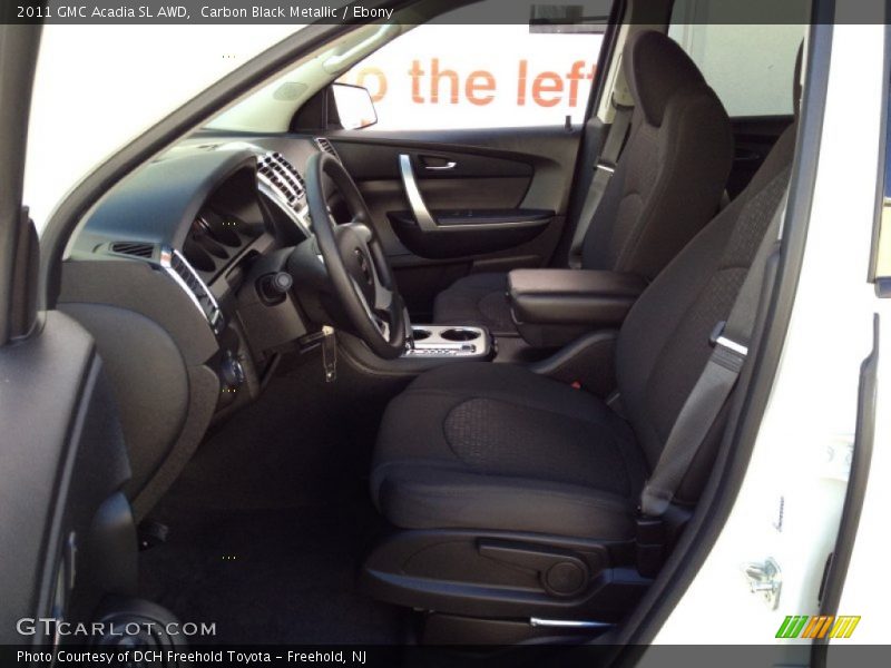 Carbon Black Metallic / Ebony 2011 GMC Acadia SL AWD