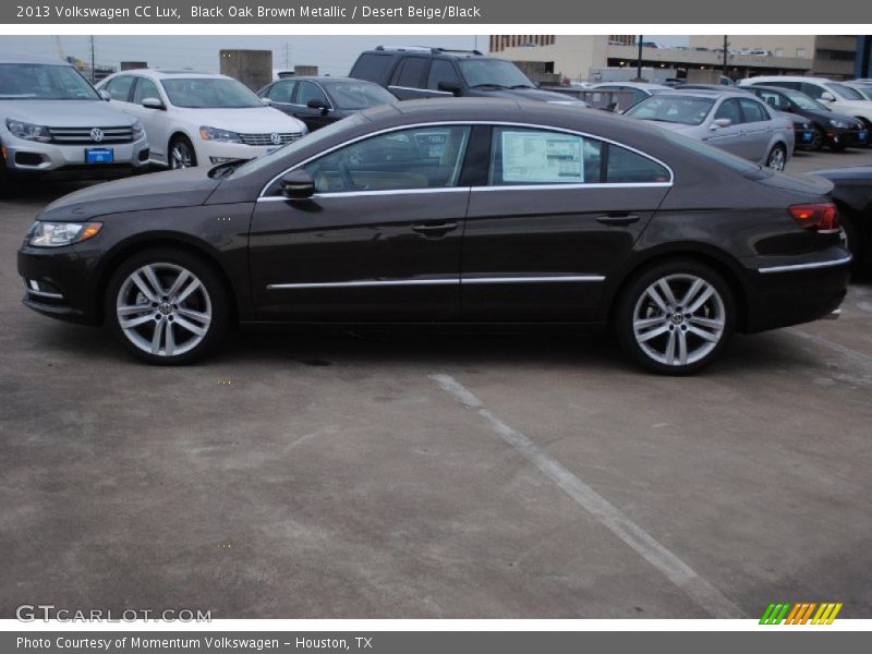 Black Oak Brown Metallic / Desert Beige/Black 2013 Volkswagen CC Lux