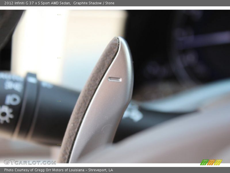  2012 G 37 x S Sport AWD Sedan 7 Speed Automatic Shifter