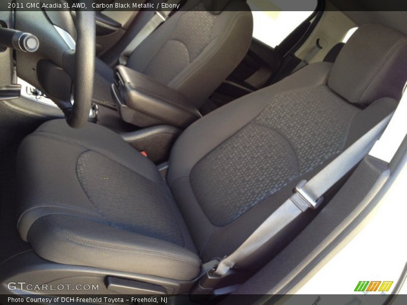 Carbon Black Metallic / Ebony 2011 GMC Acadia SL AWD