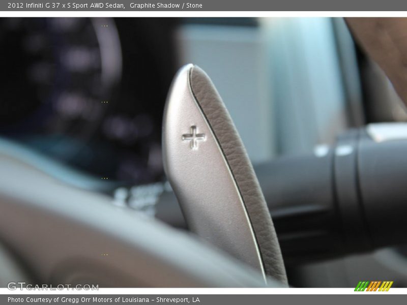  2012 G 37 x S Sport AWD Sedan 7 Speed Automatic Shifter