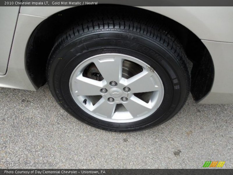 Gold Mist Metallic / Neutral 2010 Chevrolet Impala LT