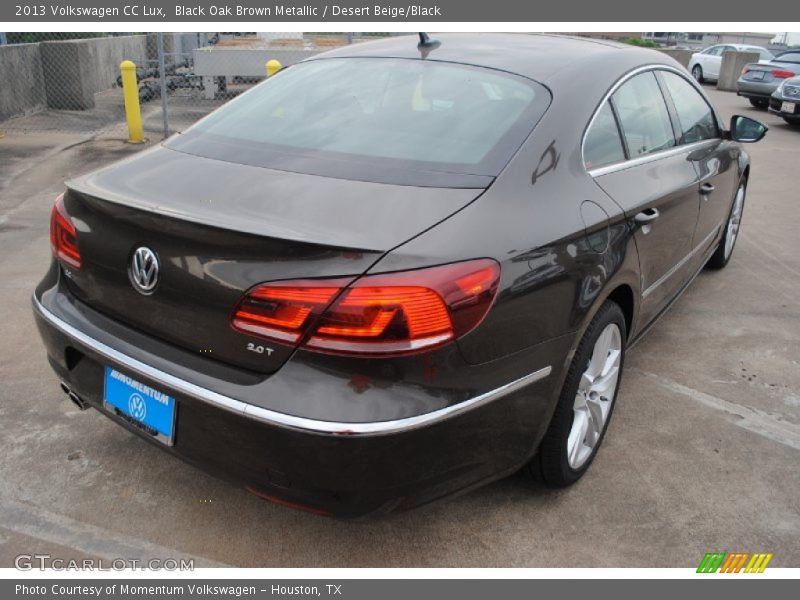 Black Oak Brown Metallic / Desert Beige/Black 2013 Volkswagen CC Lux