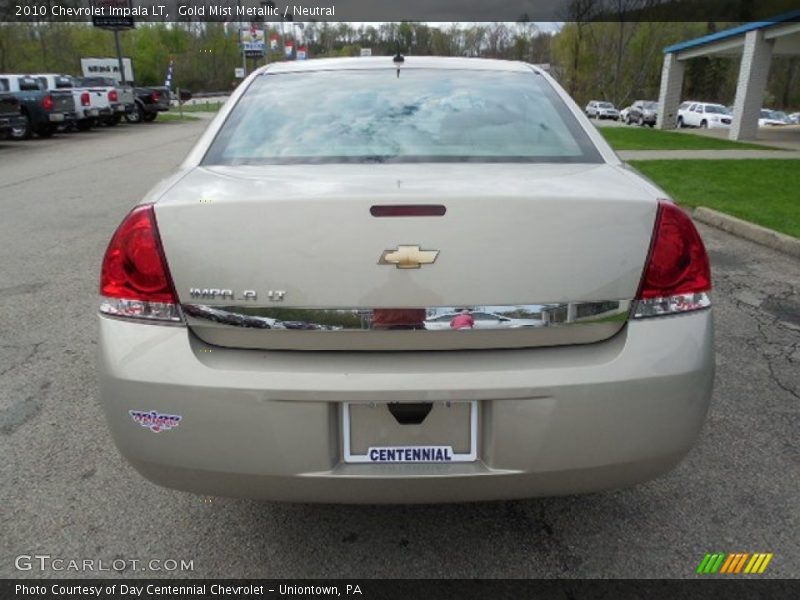 Gold Mist Metallic / Neutral 2010 Chevrolet Impala LT