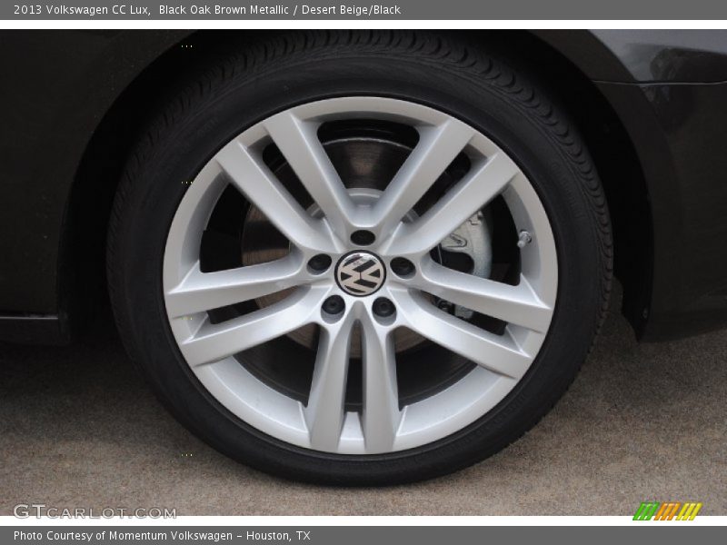 Black Oak Brown Metallic / Desert Beige/Black 2013 Volkswagen CC Lux
