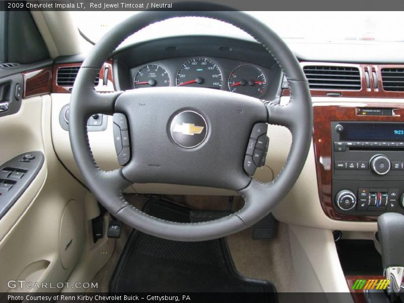 Red Jewel Tintcoat / Neutral 2009 Chevrolet Impala LT
