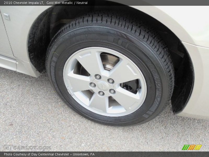 Gold Mist Metallic / Neutral 2010 Chevrolet Impala LT