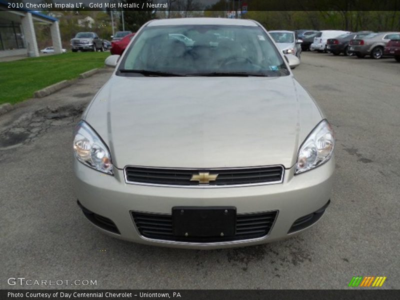 Gold Mist Metallic / Neutral 2010 Chevrolet Impala LT