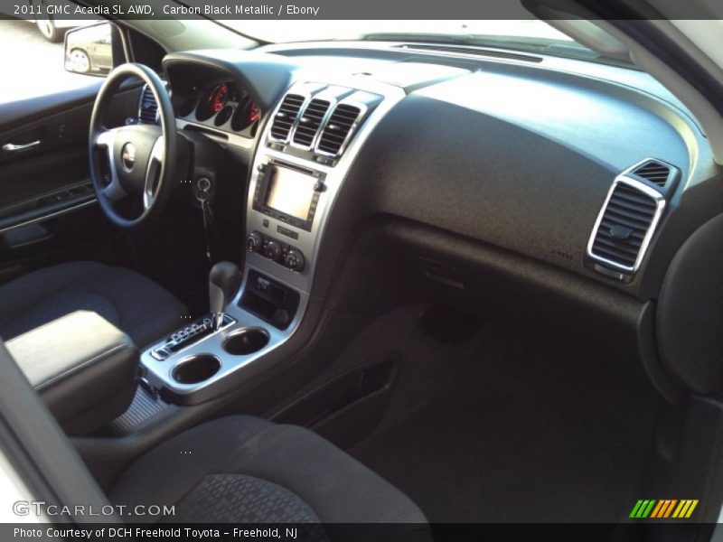 Carbon Black Metallic / Ebony 2011 GMC Acadia SL AWD