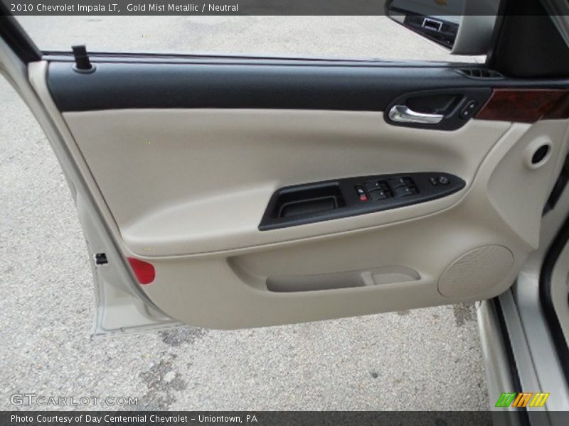 Gold Mist Metallic / Neutral 2010 Chevrolet Impala LT