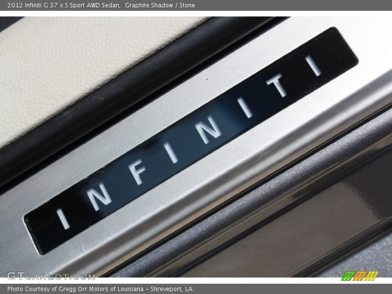 Graphite Shadow / Stone 2012 Infiniti G 37 x S Sport AWD Sedan