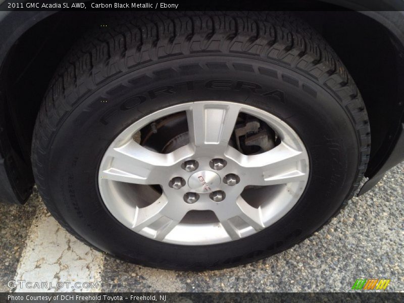 Carbon Black Metallic / Ebony 2011 GMC Acadia SL AWD