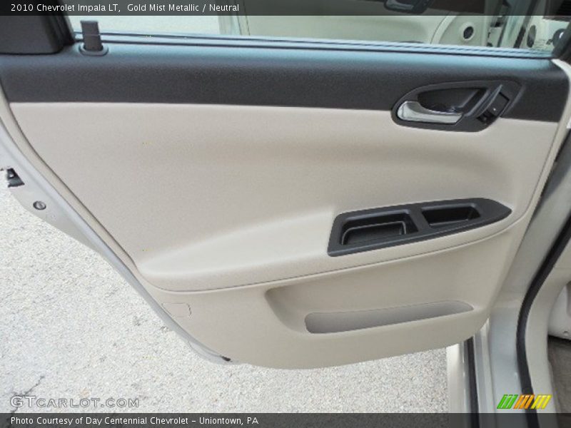 Gold Mist Metallic / Neutral 2010 Chevrolet Impala LT