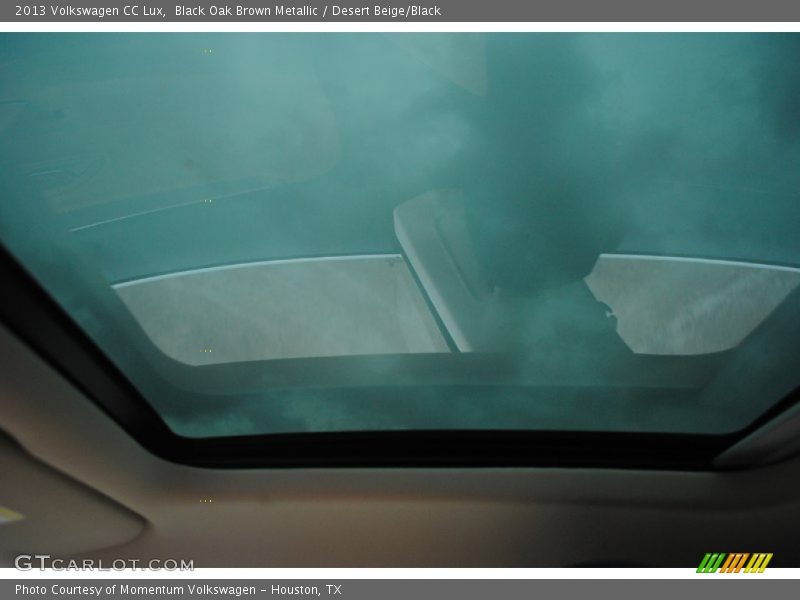 Black Oak Brown Metallic / Desert Beige/Black 2013 Volkswagen CC Lux