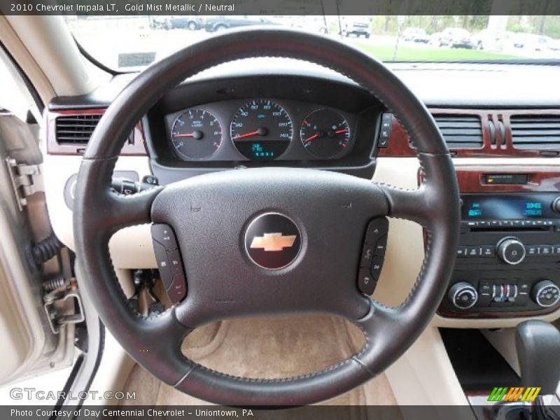 Gold Mist Metallic / Neutral 2010 Chevrolet Impala LT