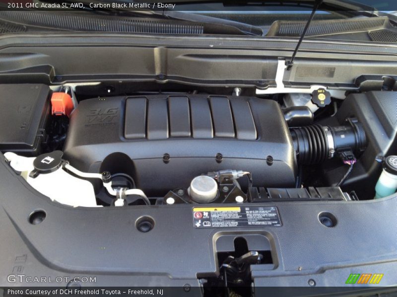 Carbon Black Metallic / Ebony 2011 GMC Acadia SL AWD